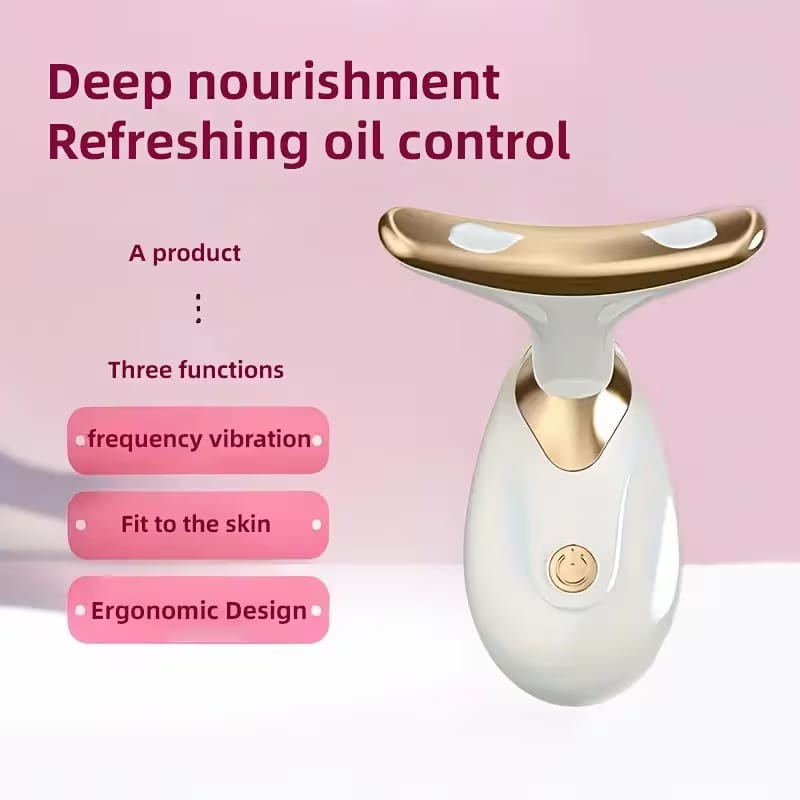 Digital Face & Neck Lifting Massager – Anti-Aging, Skin Tightening & Instant Glow Device