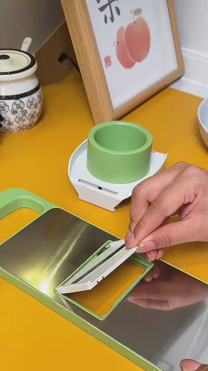 5-in-1 Stainless Steel Vegetable Cutter | Multi-Functional Slicer & Handheld Chopper